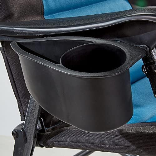 Vodič zupčanika predimenzionirana stolica za ljuljanje, 500 lb. Kapacitet, Plava / Crna