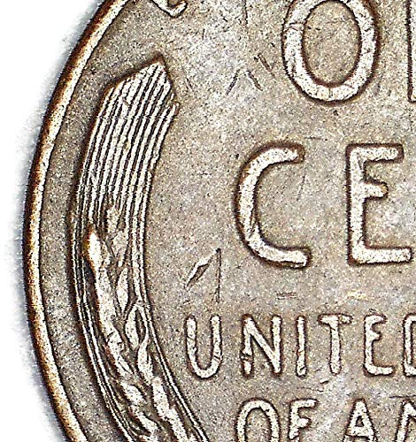 1957 D ispunjen 1 9 B BIE i CUD greške Lincoln pšenični cent