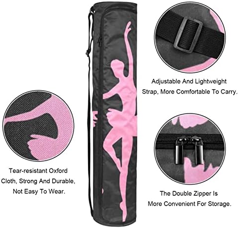 Baletne plesačice Yoga Mat torbe torba za jogu sa punim patentnim zatvaračem za žene i muškarce, nosač prostirke