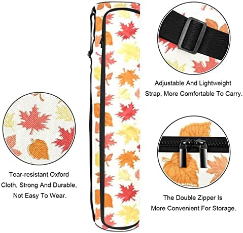Jesen jesen Javor ostavlja Yoga Mat Carrier torba sa naramenicom Yoga Mat torba torba za teretanu torba