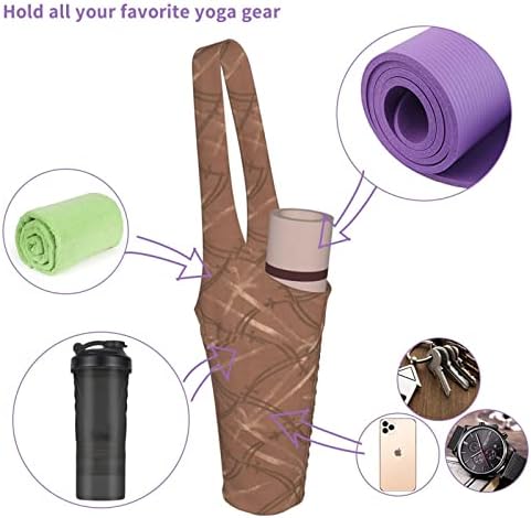 Joga mat torba sa remenom Yoga mat tote nosač za žene Yoga Mat držač sa džepovima odgovara većini prostirki