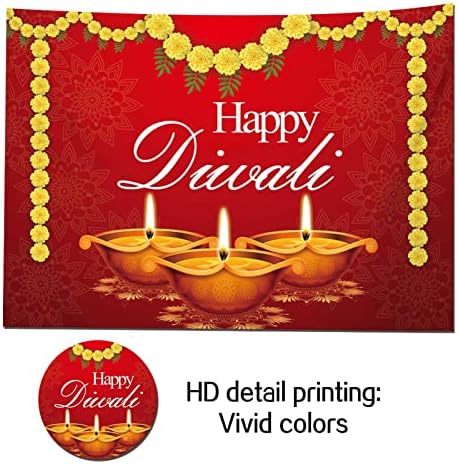 Sretan Diwali Indija Diwali svjetla za paljenje svijeća Laxmi Puja fotografija pozadine 7x5ft Deepavail