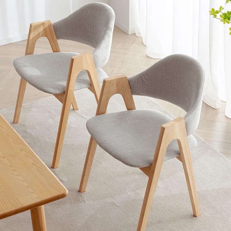 CraftThink moderne stolice za ručavanje, 4-Dijelna tapacirana stolica za ruku mat finiš otvorena trpezarijska