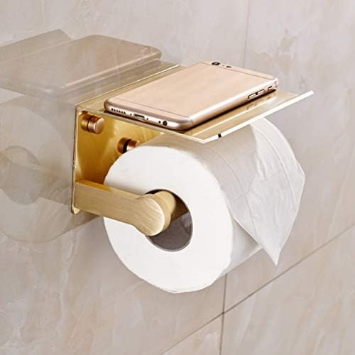 Cabilock multifunkcionalni toaletni držač papira Space aluminij antikni tkivo valjak za skladišni nosač