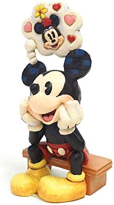 Enesco Disney Tradicije Jim Shore Mickey Mouse sa Minnie Love Misli FIGURINE, 6,89 inča, višebojna
