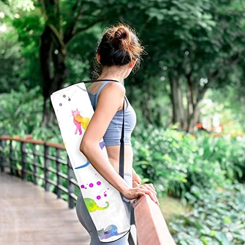Nevaljale obojene mačke Yoga Mat torbe s punim patentnim zatvaračem Yoga Carry Bag za žene i muškarce, Vježba