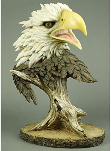 Zamtac Faux Woogle Eagle's Head ukrasne figuričke umjetničke statua djece zanata životinjskih skulptura