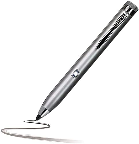 Bronel srebrna fina tačka digitalne aktivne olovke - kompatibilan sa HP Chromebook 14a-NA0007NA Full-HD