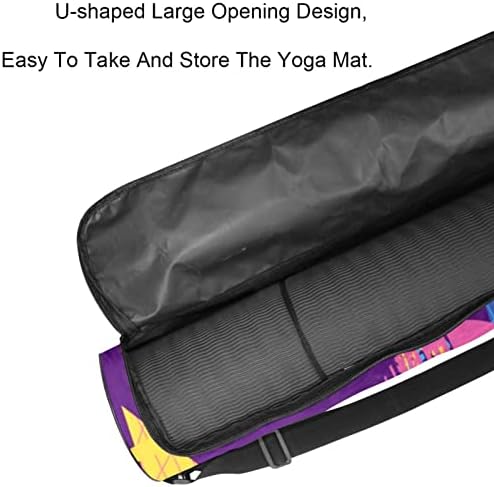 Futurističke torbe za prostirku od palmi i Sunca za jogu sa punim patentnim zatvaračem torba za nošenje
