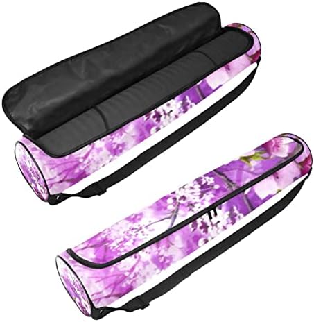 RATGDN Yoga Mat torba, Japanski Cherry Blossoms Vježba Yoga Mat Carrier full-Zip Yoga Mat torba za nošenje