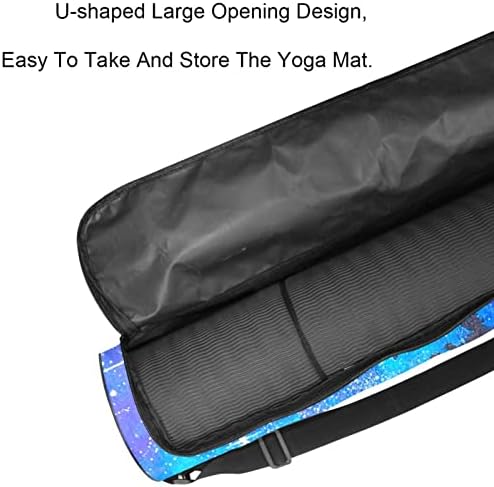 RATGDN Yoga Mat torba, šumska logorska vatra Vježba Yoga Mat Carrier full-Zip Yoga Mat torba za nošenje