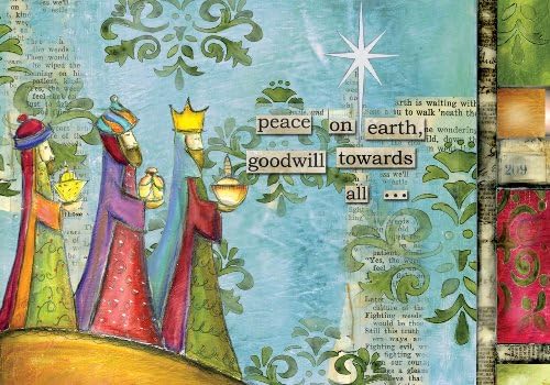 Lang mir na Zemlji sitne Božićne čestitke, 12 čestitki sa 13 koverti
