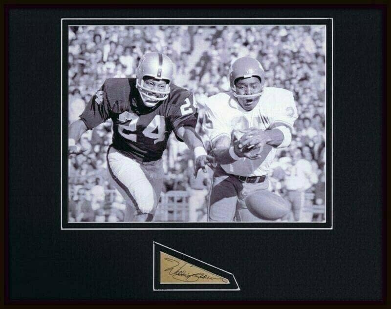 Willie Brown potpisan uokviren 11x14 FOTO prikaz JSA Raiders - autogramene NFL fotografije