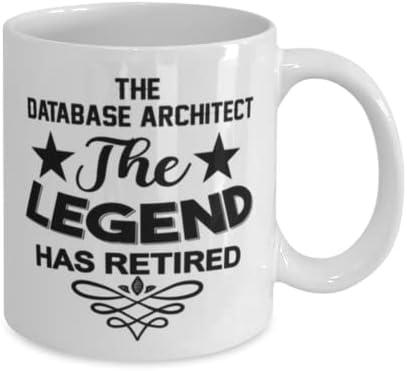 Arhitekta baze podataka šolja, legenda se povukla, novost jedinstvene ideje za poklone za arhitekta baze