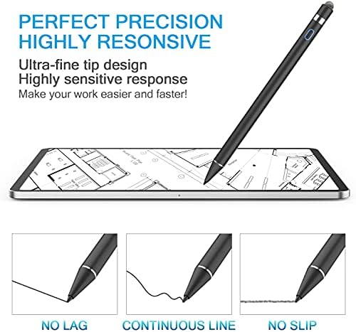 Stylus olovka za odbijanje palma, crtanje stilista aktivne digitalne olovke kompatibilno sa Apple iPad Pro 11 / 12,9 inča, iPad Air 3. / 4. Gen, iPad 6/7 / 8. Gen, iPad Mini 5. gen