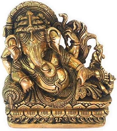 Mohan Jodero Elegantan Mesing Lord Ganesha / Lord Ganpati / Lord Shidhivinayak Pagdi Ganesha