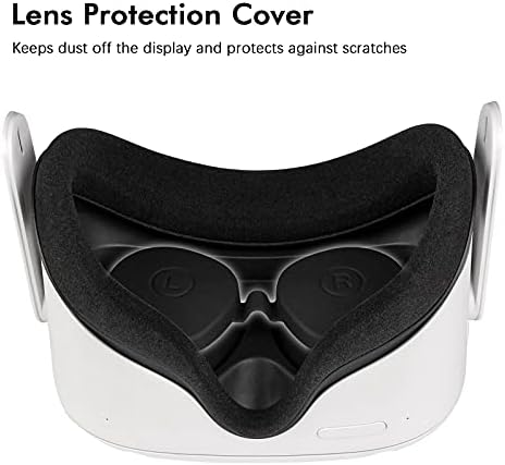 Pribor za oculus / Meta Quest 2 s VR pokrivačem za lice, podizanje Courcreder Prikrivanje i zaštitni poklopac